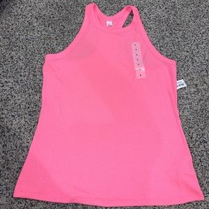 Bright Pink Racerback Tank Top